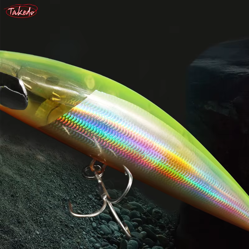 Señuelo Pececillo Takedo LX07 – Wobbler 12 cm Hundimiento Trucha - imagen 5