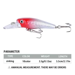 Crankbait multisección tipo minnow para perca y carpa