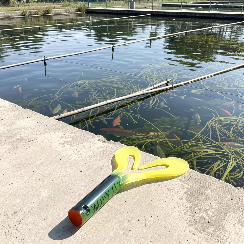 Señuelo de vinilo de doble cola para musky en aguas profundas - imagen 4