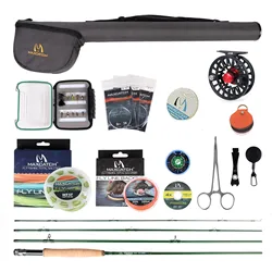 Maxcatch Premier caña de mosca kit de viaje ligero con carrete