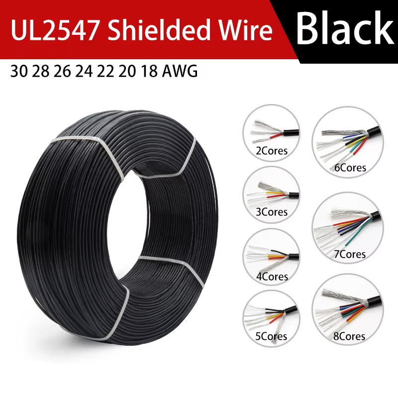 Cable de señal blindado UL2547 para auriculares - 1-20 m, 2-8 núcleos - imagen 2