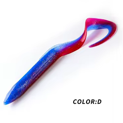 Señuelos Vinilo 15 cm Cola de Pala – Forma Anguila