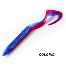 Señuelos Vinilo 15 cm Cola de Pala – Forma Anguila