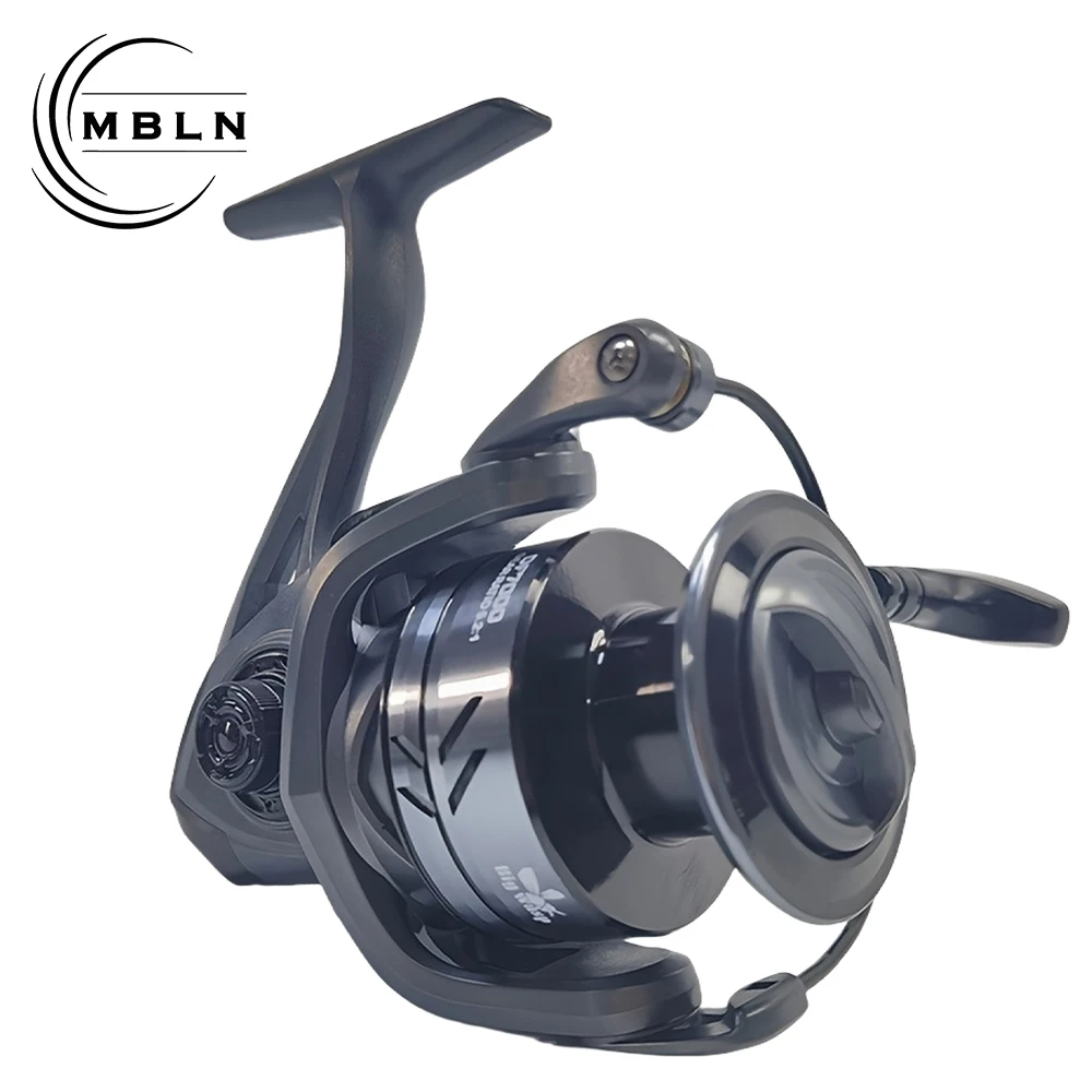 Carrete de pesca giratorio aluminio – Mango para vinilo y señuelos - imagen 3