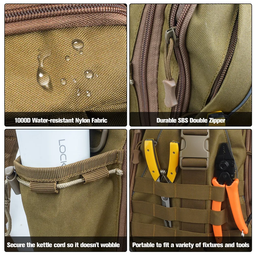 Mochila portacañas impermeable para pesca a mosca ligera y cómoda - imagen 5