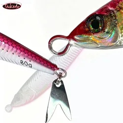 Metal Jig TAKEDO Vientre Luminoso – Señuelo Jigging Marino UV