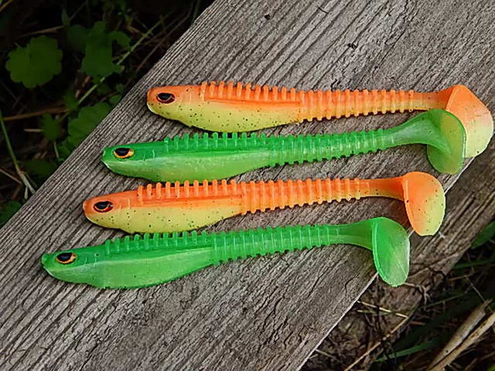 KESFISHING Nasty Shad - Señuelo blando 4pulgadas para lucio y lubina - imagen 5