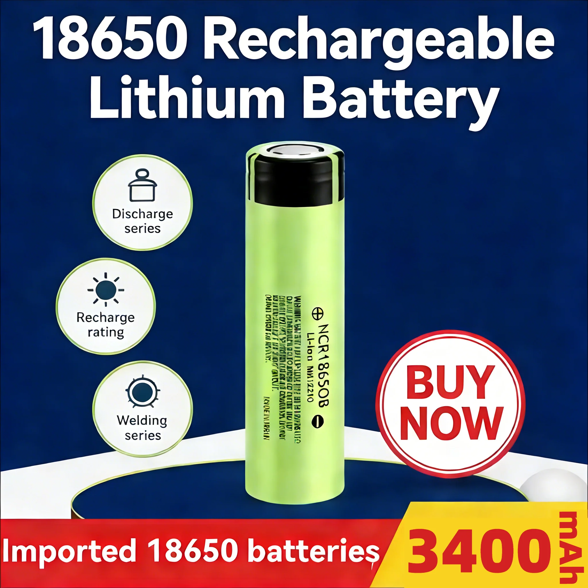 Batería 18650 Panasonic NCR18650B