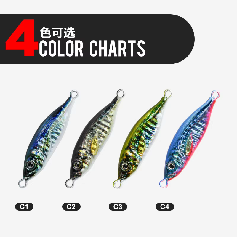Teaser J93 Jig de Pesca en el Mar – Metal Impresión 3D Láser