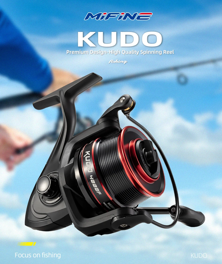 Carrete MIFINE KUDO vista frontal