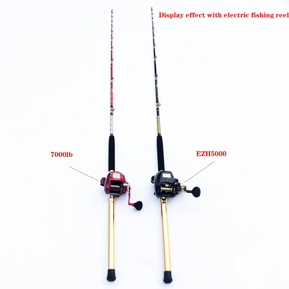 Caña de carbono spinning y slow jigging super resistente para barco