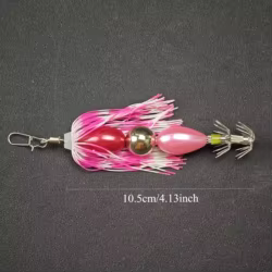 Señuelo Calamar con Campana y Anzuelo Paraguas para Pesca Nocturna