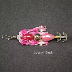 Señuelo Calamar con Campana y Anzuelo Paraguas para Pesca Nocturna