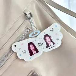 Porta Tarjetas Protector Alas de Ángel – Bolsa Transparente Personalizada