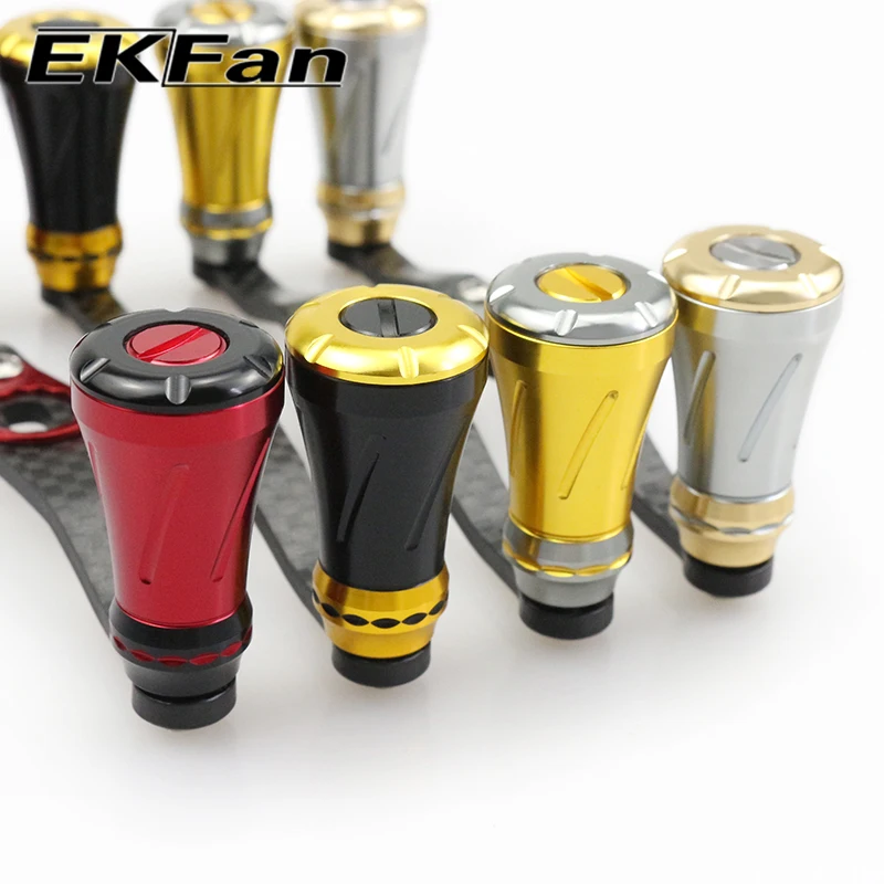 Manivela de fibra carbono EKFan – doble perilla para baitcasting - imagen 4