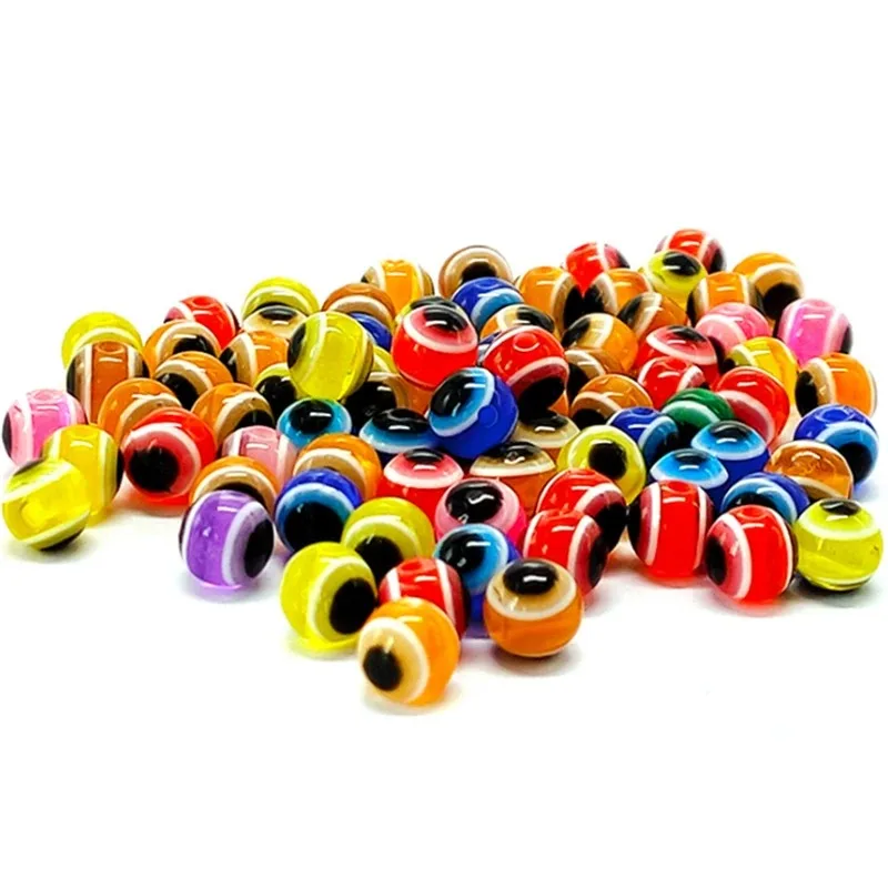 Cuentas acrílicas de colores para señuelos de lubina