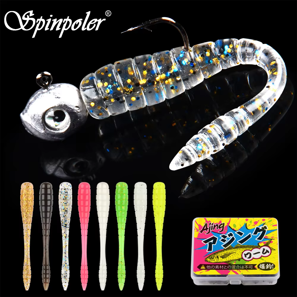 Spinpoler Ajing Minnow 4,8 cm – Vinilo para rockfishing - imagen 3