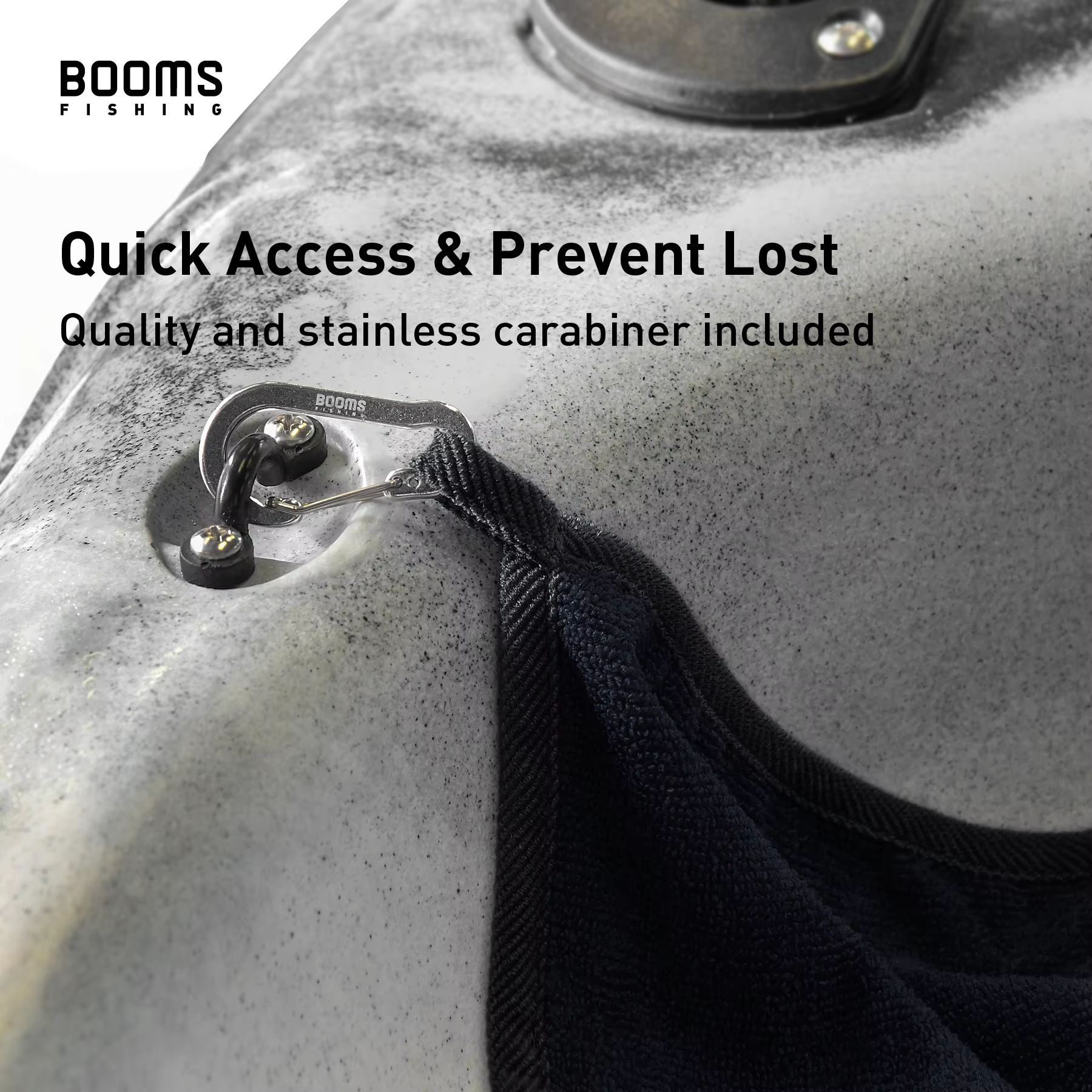 Booms Fishing Toalla de pesca suave absorbente antiadherente para mano - imagen 3