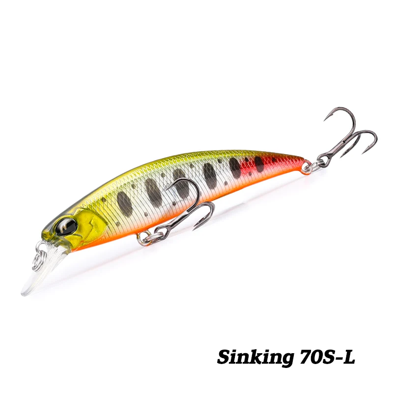 TSURINOYA DW75 Minnow hundido – Jerkbait wobbler para lubina