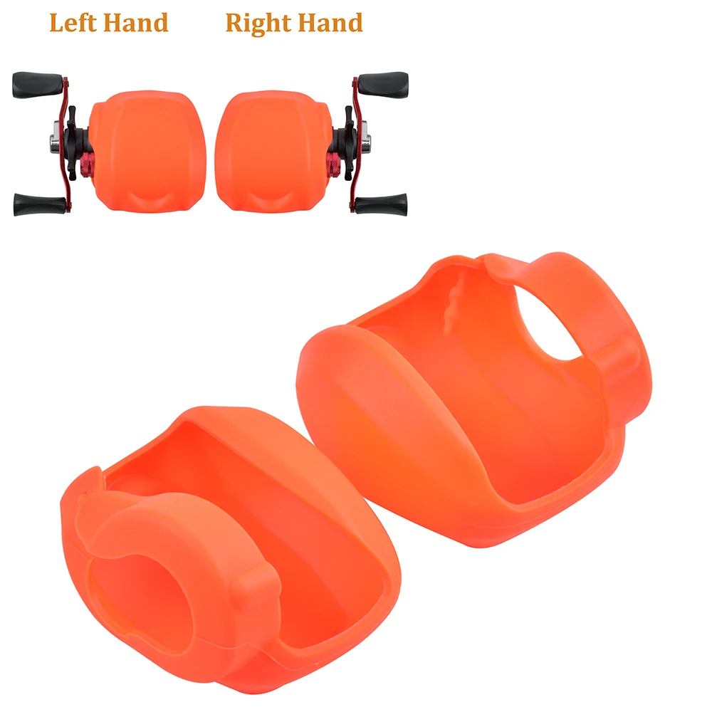 Funda naranja en uso