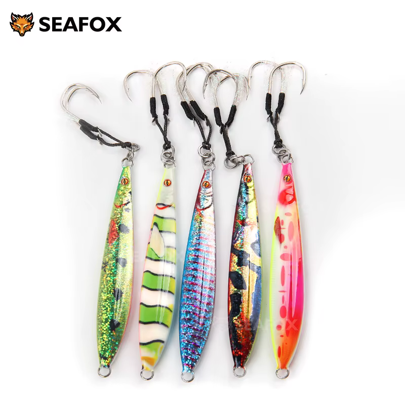 Jig Metálico Slow Pitch para Shore Jigging – Señuelo de Agua Salada - imagen 2