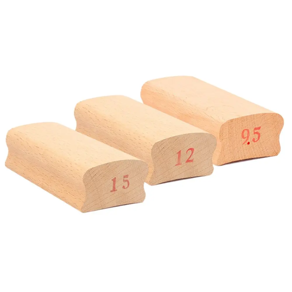 Bloque de lijado de radio de madera para trastes de guitarra - imagen 3