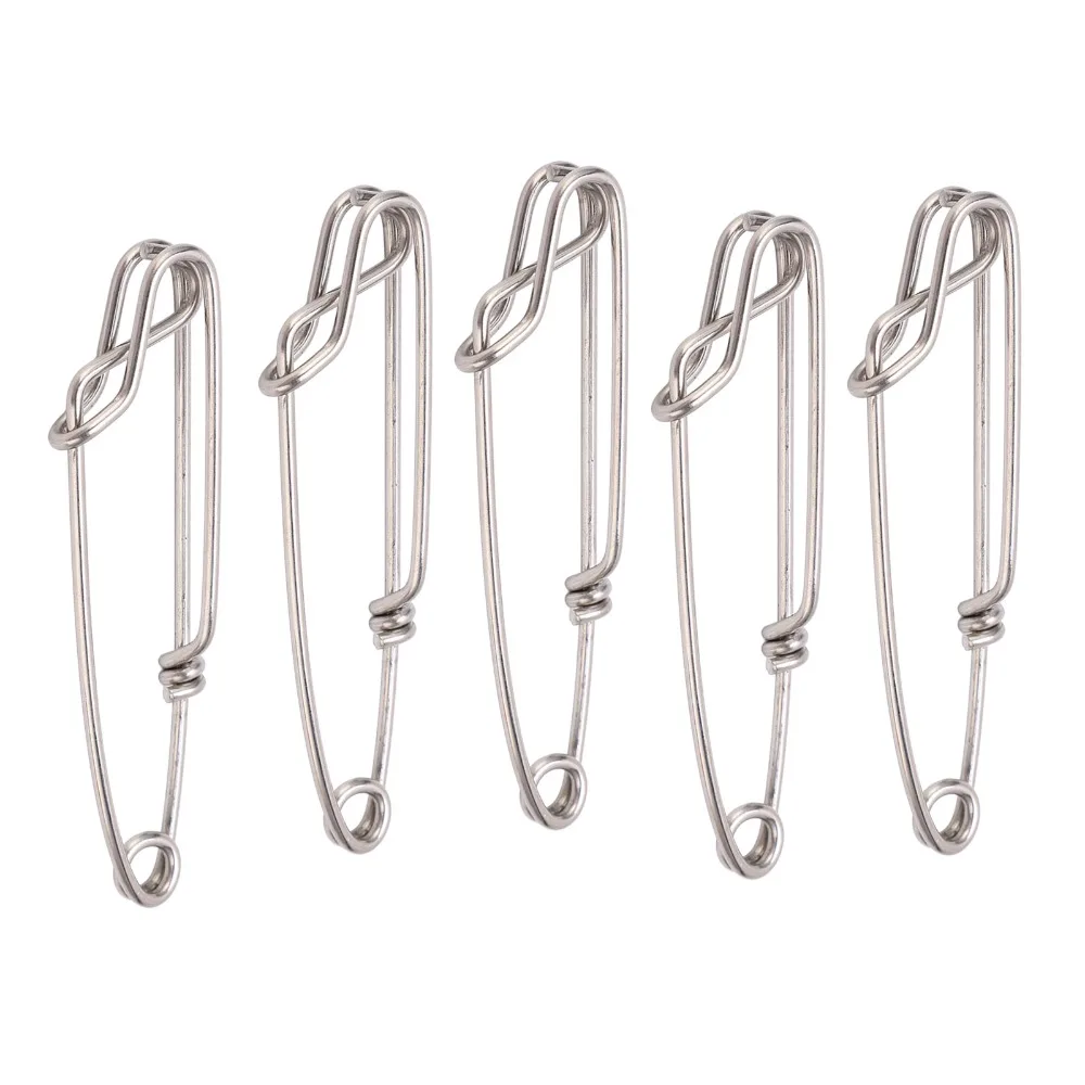 Clips de acero inoxidable con ojo abierto para pesca de atún y crustáceos - imagen 3