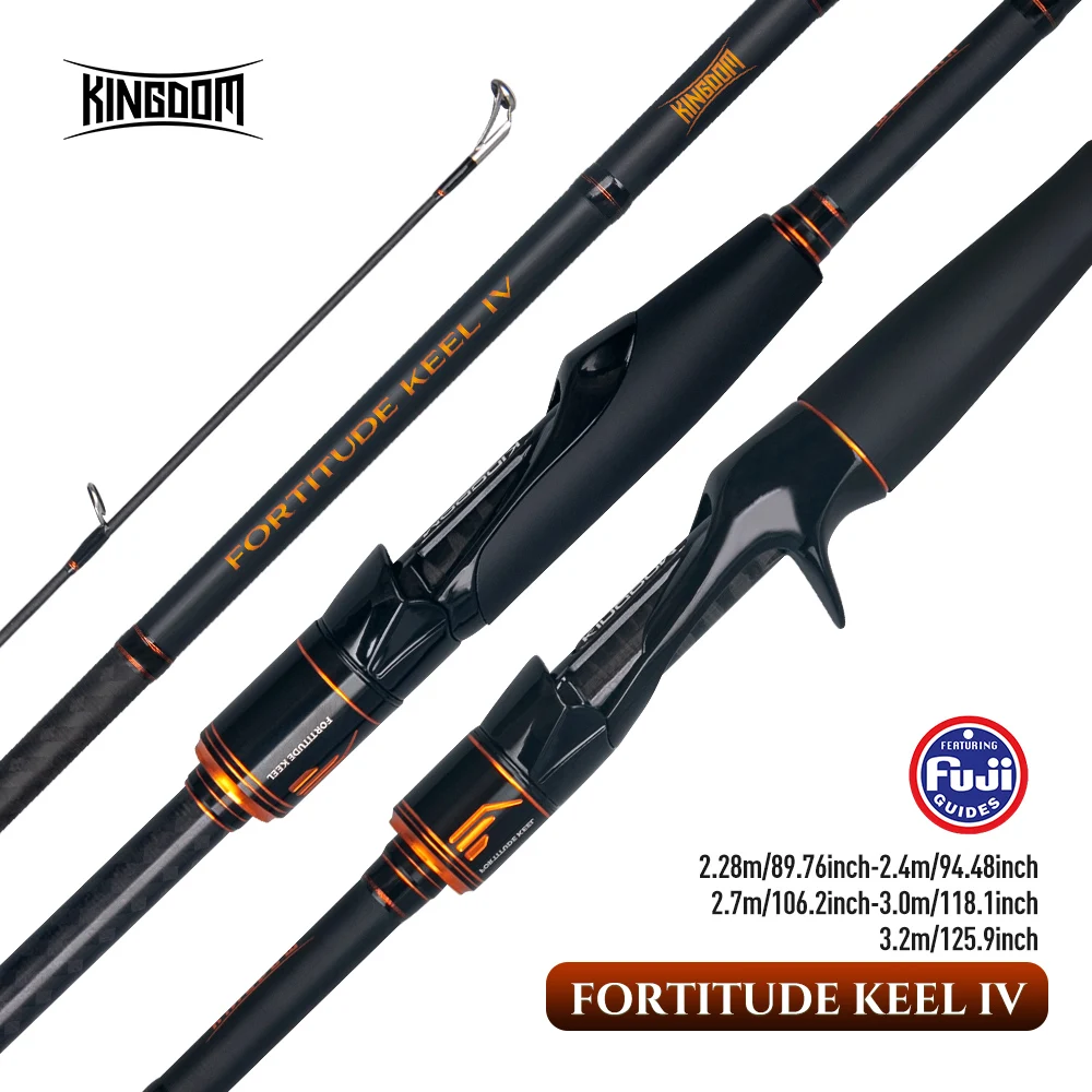 Caña Cosmos Kingdom Fortitude Keel IV – Blank Fuji MH para pesca costera - imagen 2