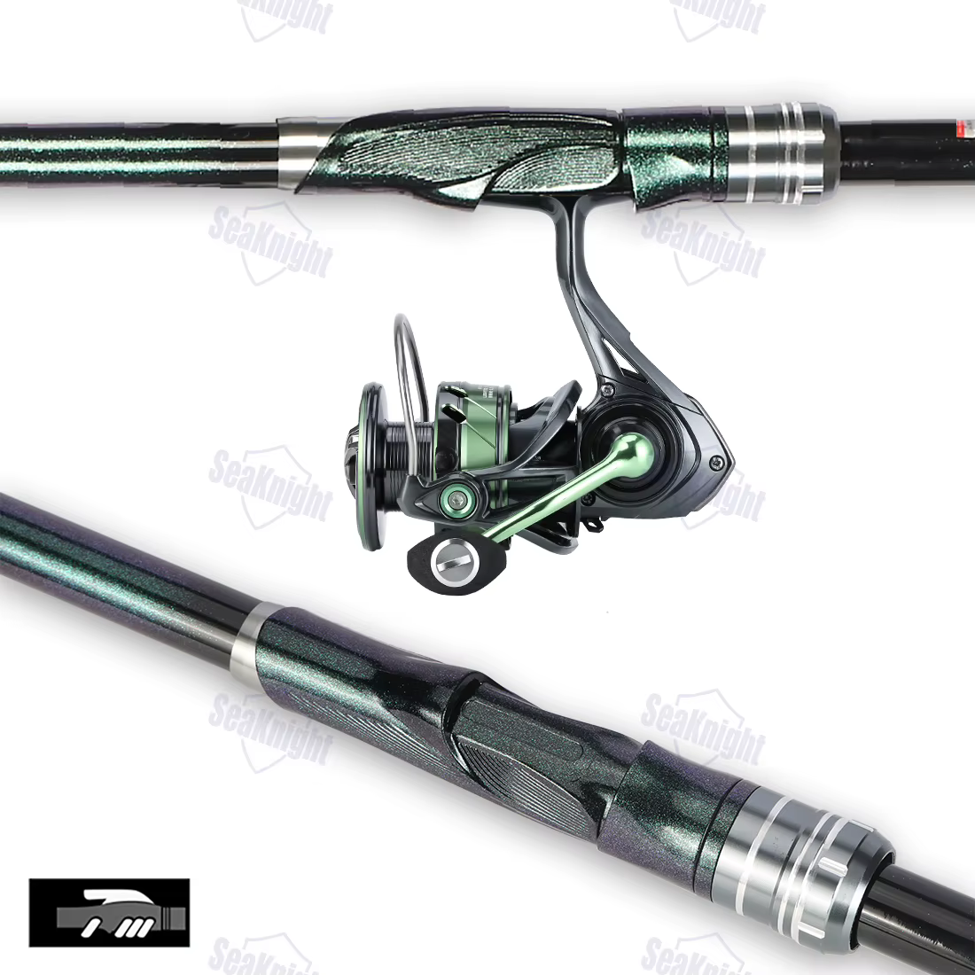 Rockfishing Caña telescópica de carbono para spinning ML a XXH - imagen 2