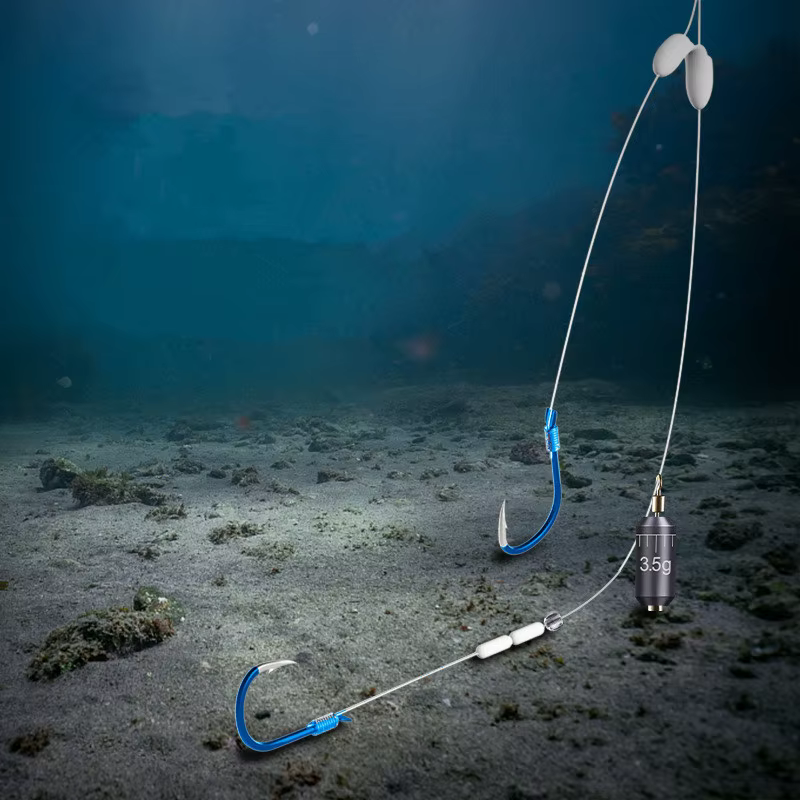 Aparejos de feeder para carpa – Anzuelos líder con plomo - imagen 2