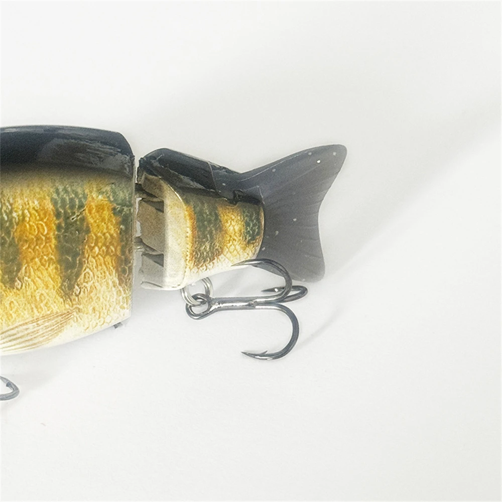 1CPS Lip Baimbait articulado para lucio con cola blanda realista - imagen 4