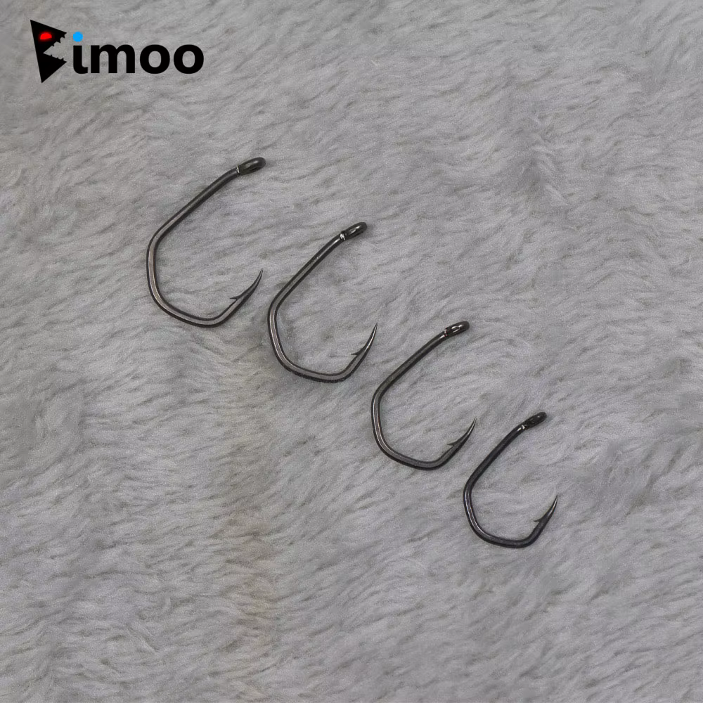 Bimoo Anzuelos Carpa con Púas – Acero Carbono PTFE - imagen 5
