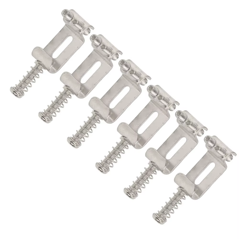 Sillines Vintage para Guitarra Eléctrica – Metal Plateado 10,5mm