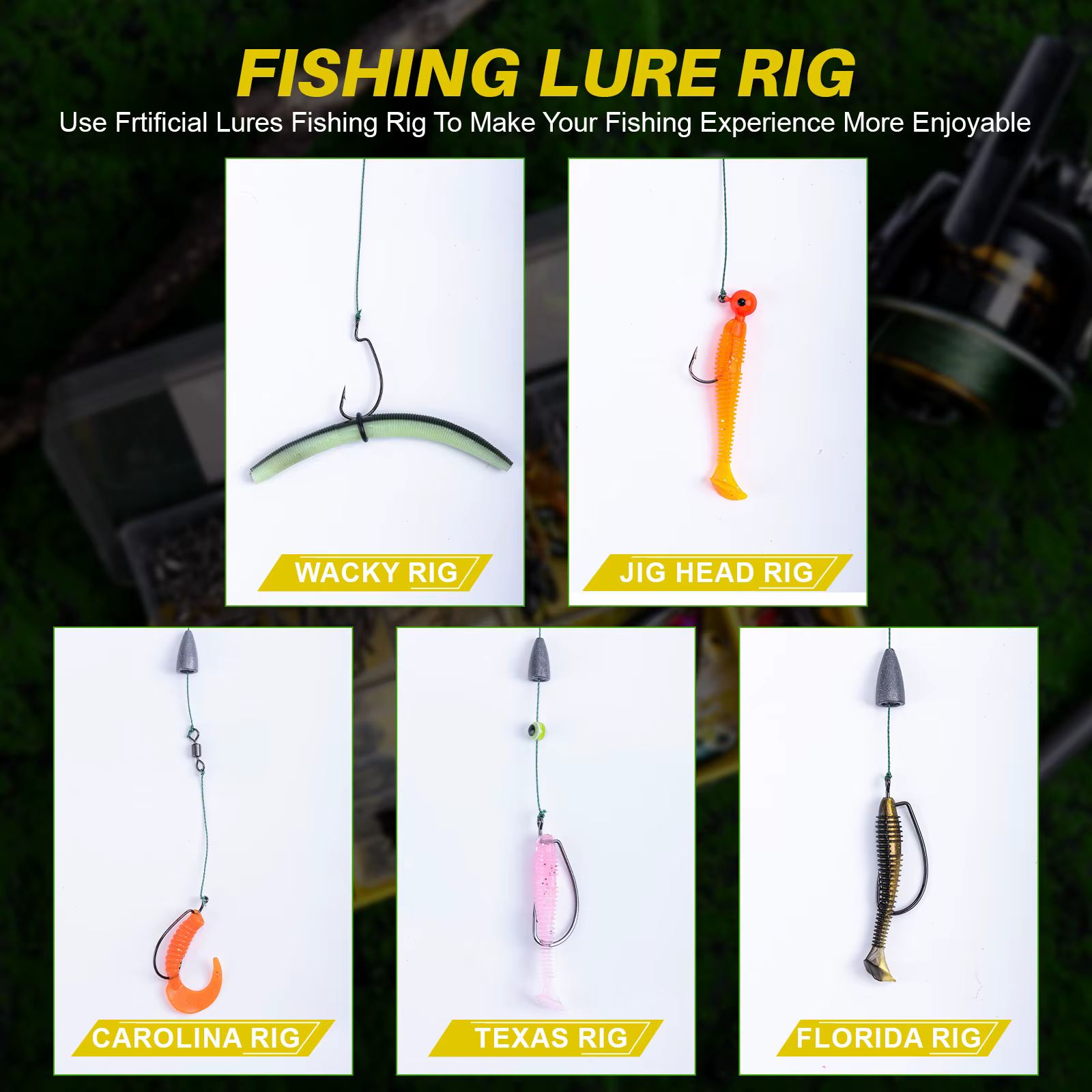 Goture Kit Señuelos Pesca con Caja 2C – Anzuelos Plantillas Accesorios - imagen 3