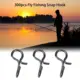 Broches de pesca con cambio rápido inoxidables negros – Mosca y señuelos