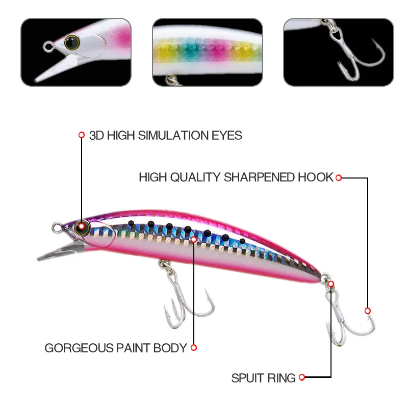 Crankbait ojo 3D – Cebo duro nadador - imagen 2