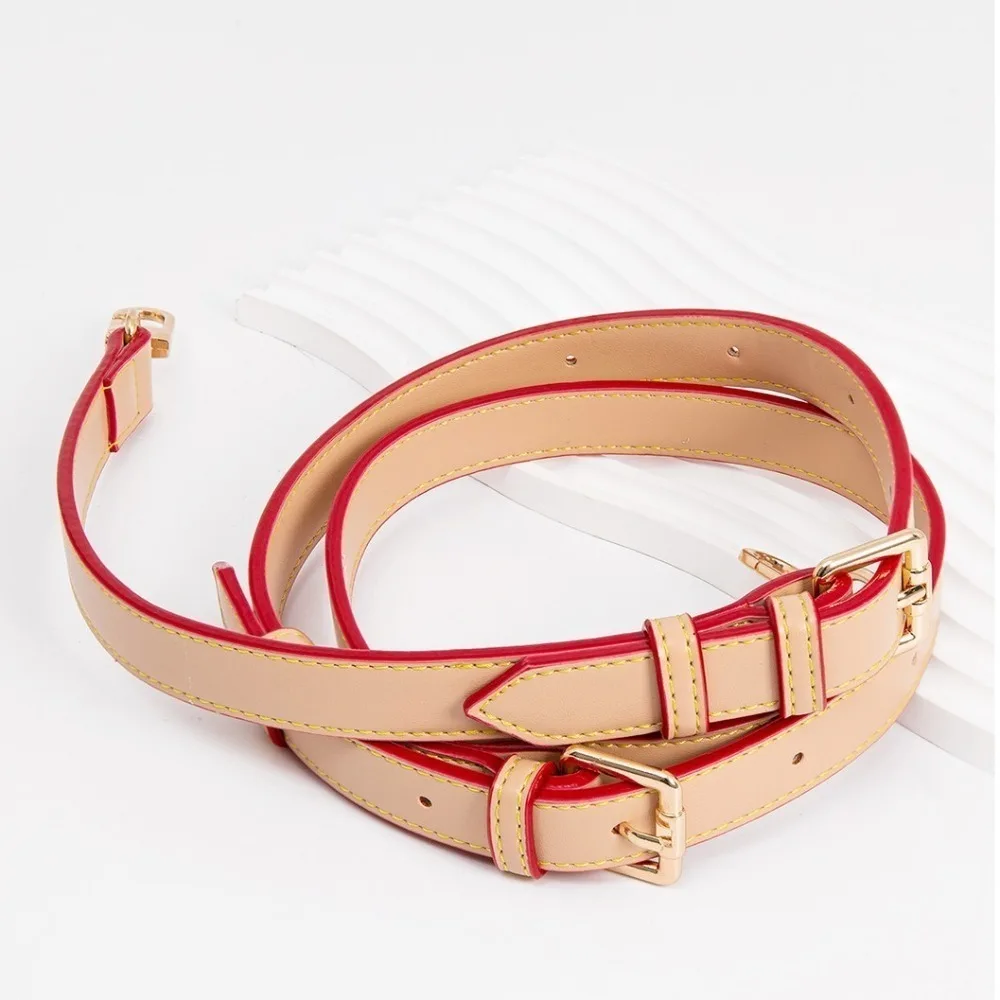 Correa para bolso ajustable de cuero PU sin perforaciones hombro - imagen 4