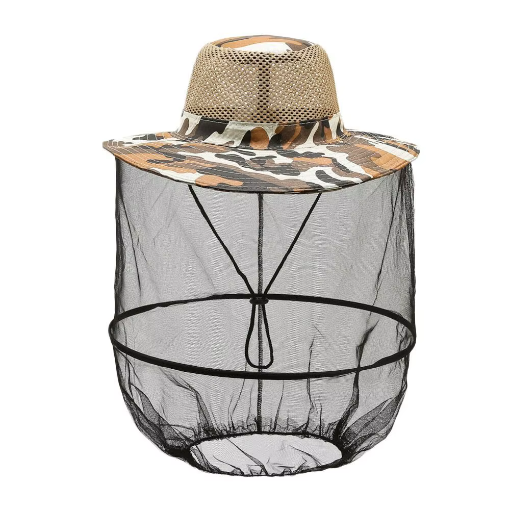 Gorra antimosquitos plegable – Protección solar y malla transpirable - imagen 2