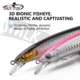 WALK FISH Señuelo Minnow flotante para trucha y carpa