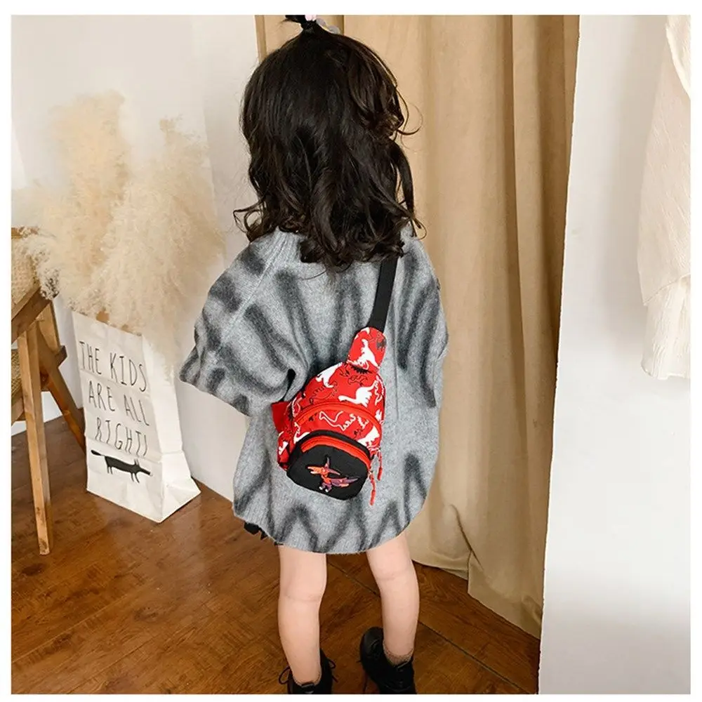 Bolsa de hombro infantil con dinosaurios para pecho y escuela - imagen 2