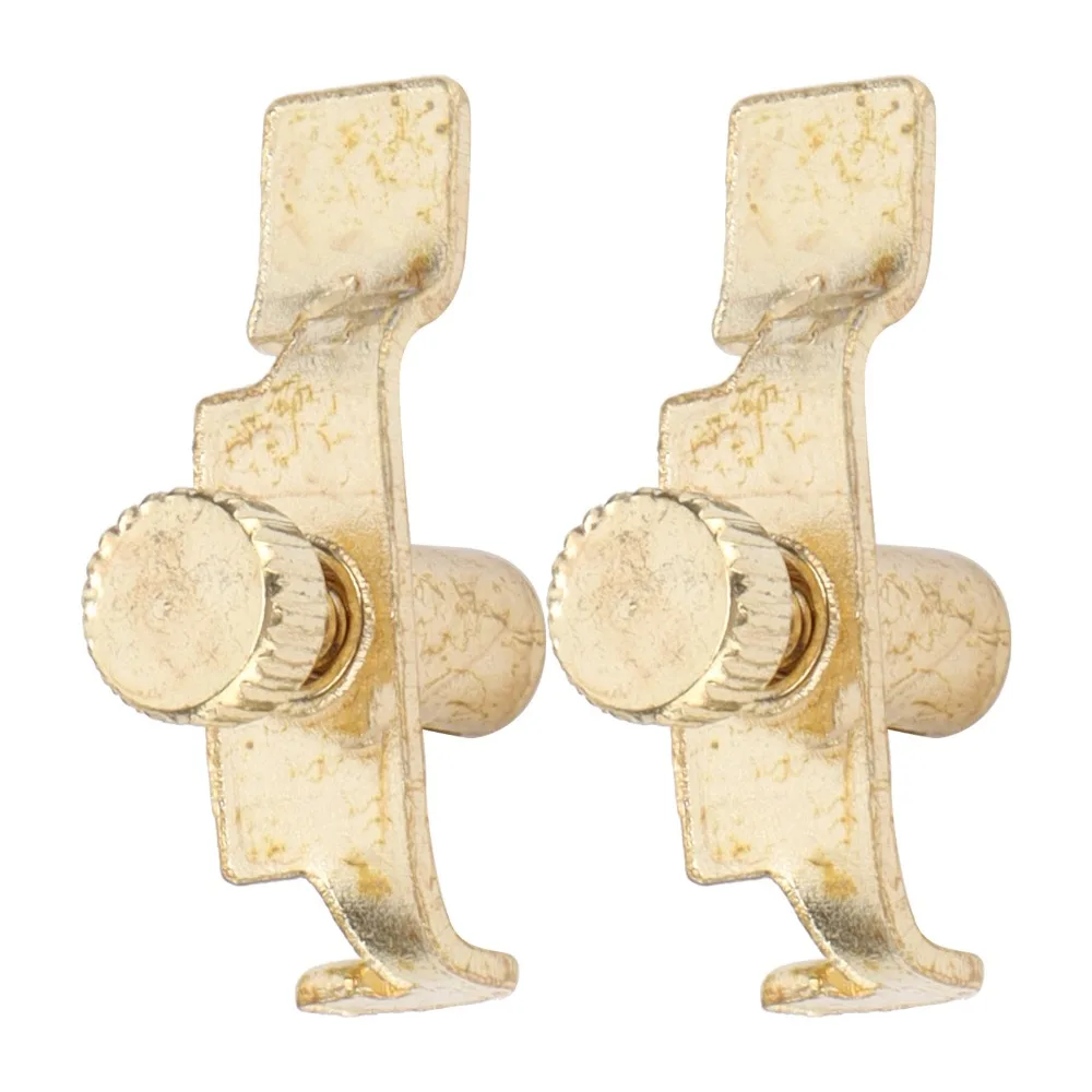 Ajustador afinación cuerdas metal profesional dorado para instrumentos - imagen 2