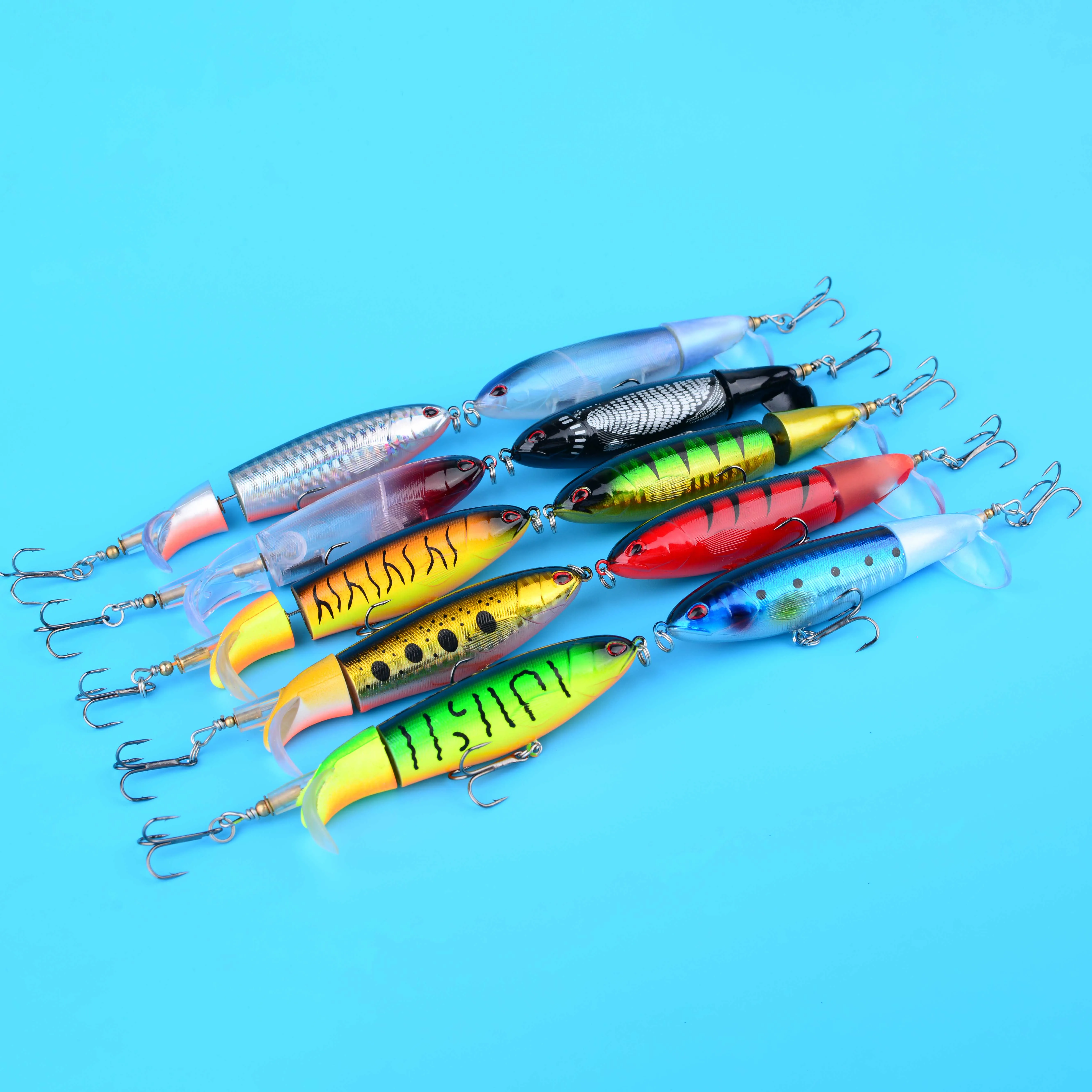 Silueta del señuelo de superficie para lucios