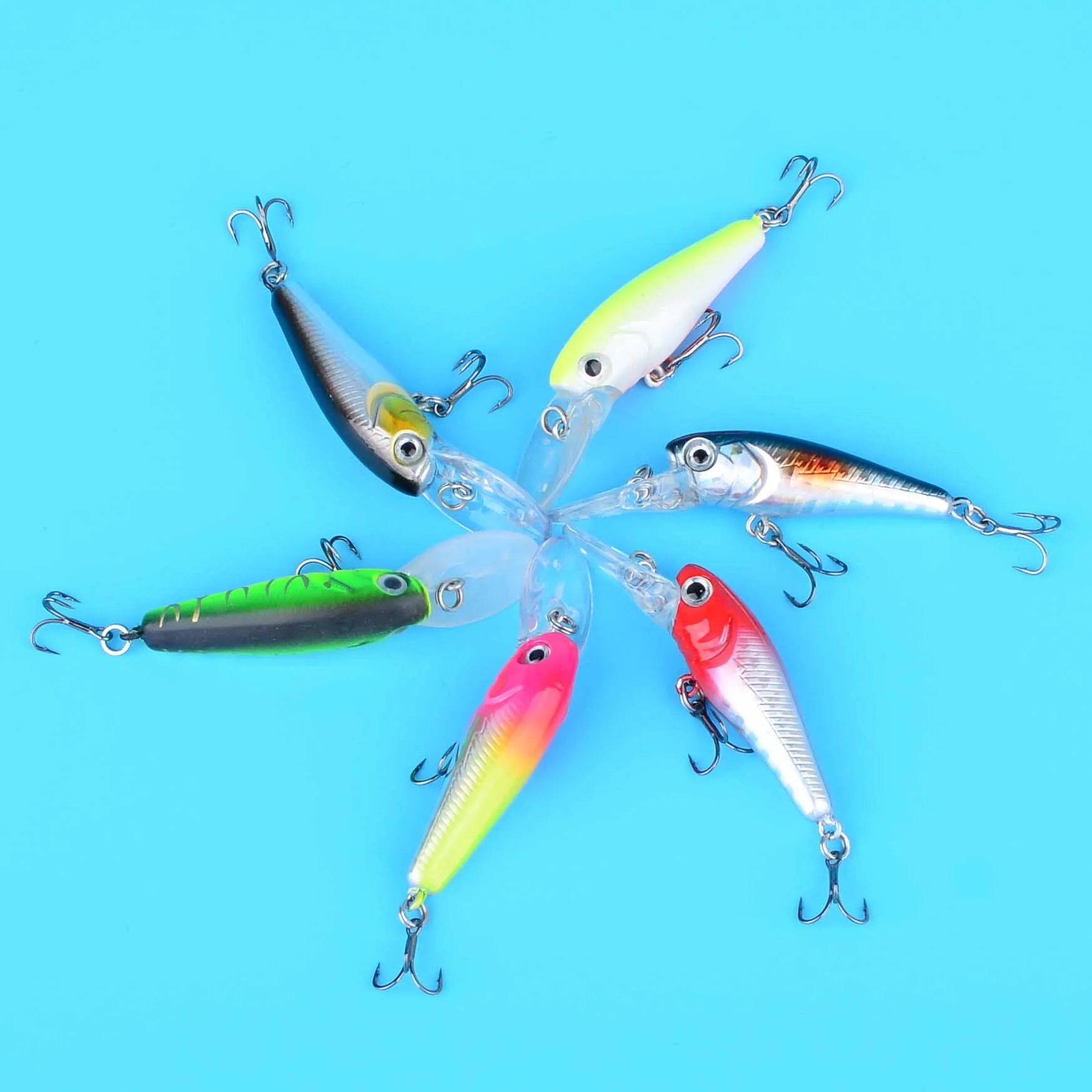 Señuelo Wobbler Minnow hundible plástico duro para depredadores - imagen 2