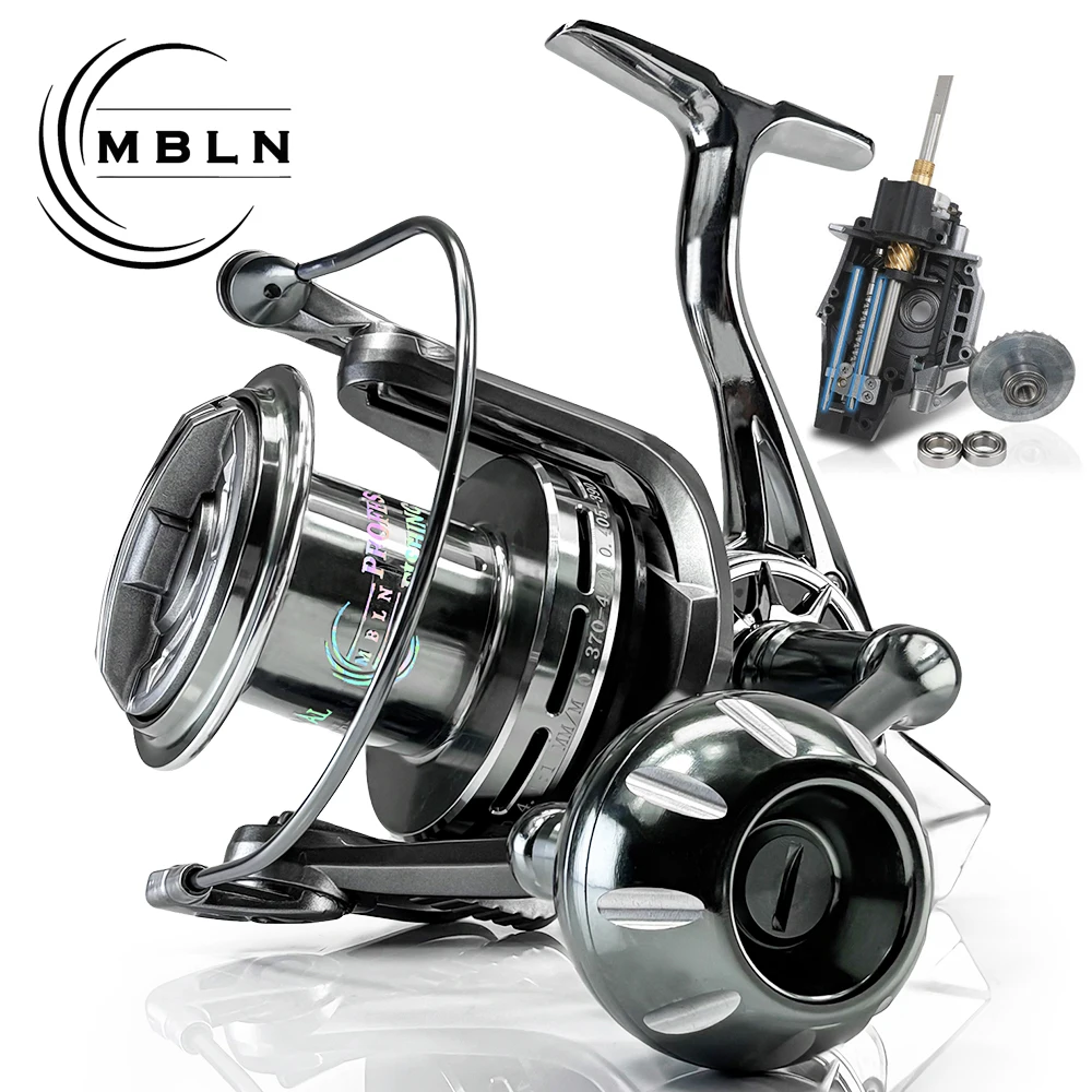 Carrete giratorio de jigging gran tamaño con arrastre potente - imagen 4