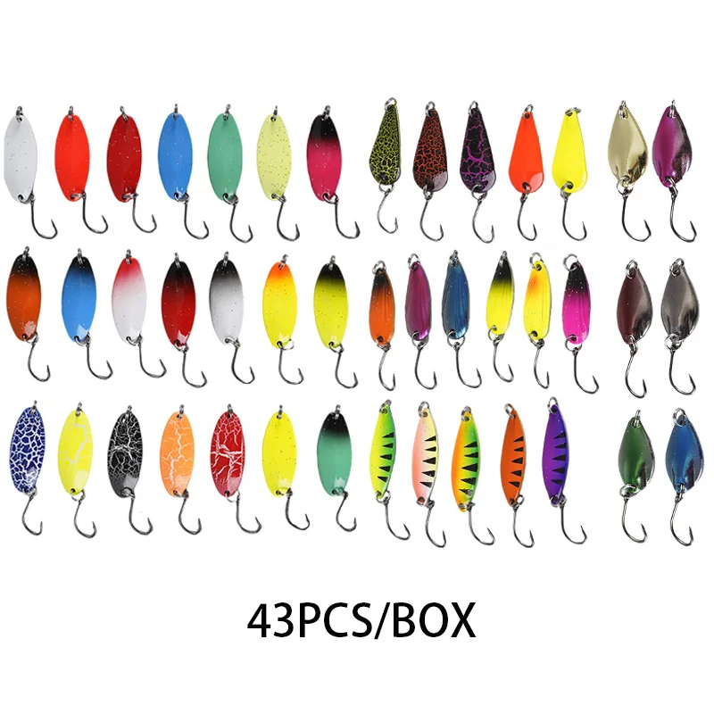 BRAVMACK señuelos giratorios mini de metal para trucha y lubina - imagen 3