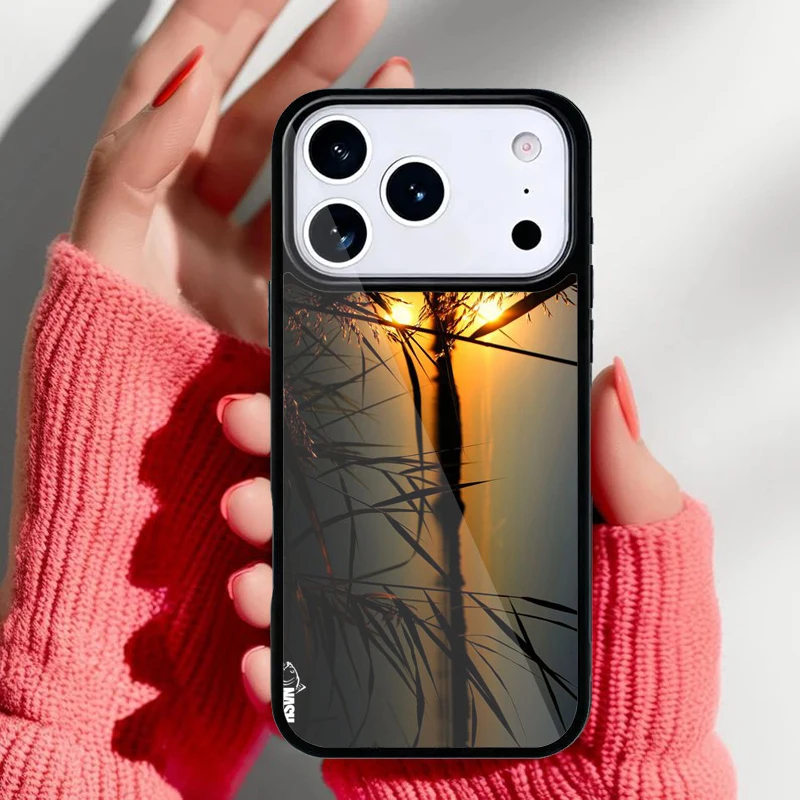 Funda para teléfono con diseño de cañas de pescar carpa para iPhone