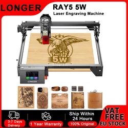 Grabador láser LONGER RAY5 con corte y grabado fuera de línea