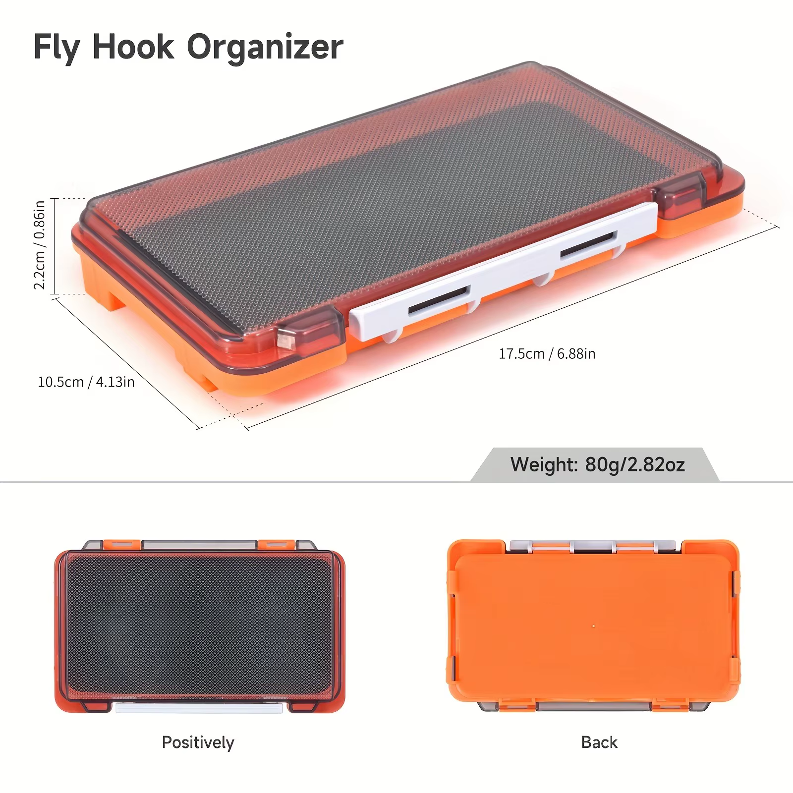 Caja Impermeable para Moscas y Señuelos – Organizador Pesca EVA - imagen 3