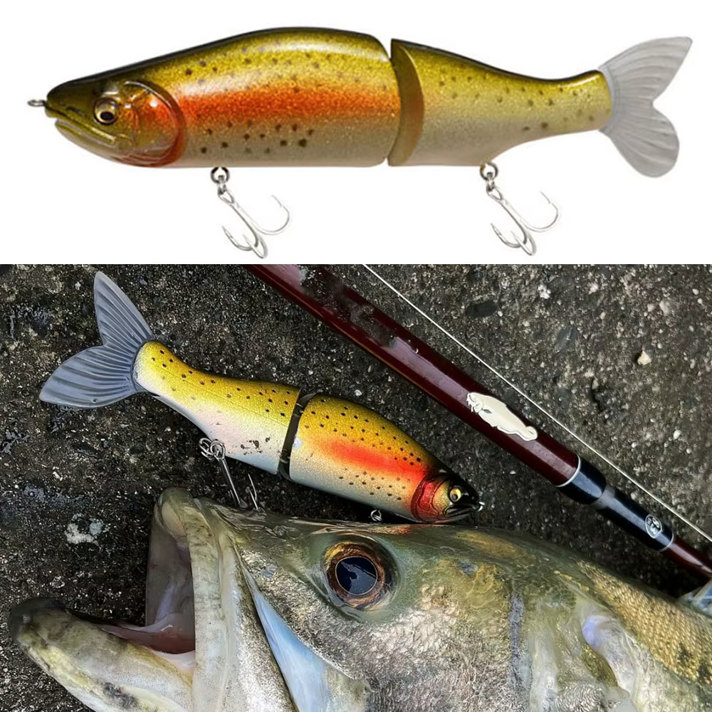 Señuelos Glidebait Articulados 135mm 28g para Lubina y Lucio - imagen 5