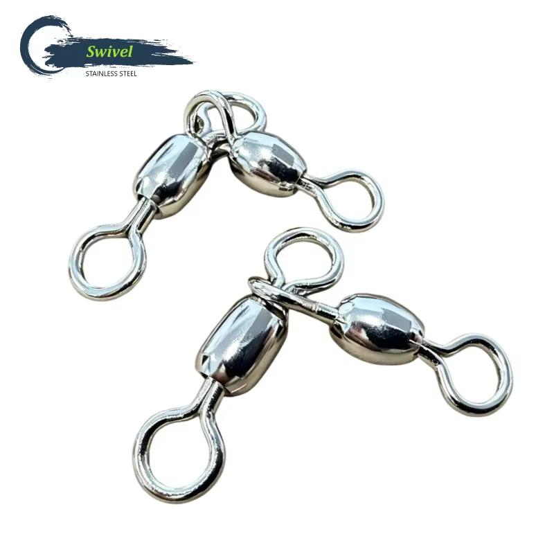 Esmerillones giratorios de acero inoxidable para pesca